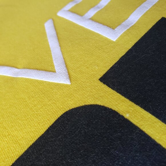 Vintage Alstyle Yellow Venice Beach California tank top Black White Yellow - Picture 5 of 9